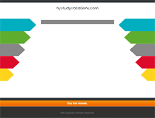 Tablet Screenshot of nystudyvacations.com